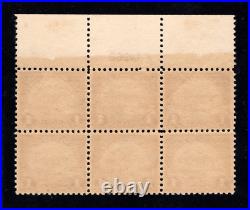 Momen Us Stamps #571 Plate Block Of 6 Mint Og Nh Lot #91371