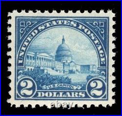 Momen Us Stamps #572 Mint Og Nh Pse Graded Cert Sup-98 Lot #93130