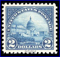 Momen Us Stamps #572 Mint Og Nh Xf-sup Pf Cert Lot #77491