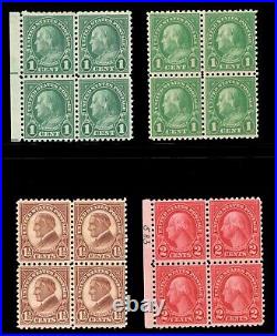 Momen Us Stamps #581-583 Blocks Mint Og Nh Lot #84361