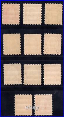 Momen Us Stamps #581-591 Mint Og Nh Vf/xf Choice Set Lot #84294