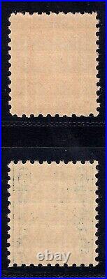Momen Us Stamps #585-586 Mint Og Nh Vf/xf+ Lot #90439
