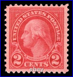 Momen Us Stamps #595 Mint Og Nh Vf/xf Jumbo Pf Cert Lot #95772