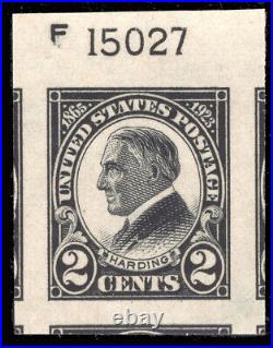 Momen Us Stamps #611 Mint Og Nh Pse Graded Cert Gem-100j