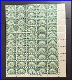 Momen Us Stamps #614-616 Full Sheets Mint Og Nh Cat $2,300 Lot #81879-6