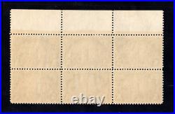 Momen Us Stamps #616 Plate Block Of 6 Mint Og Nh Vf Lot #91386