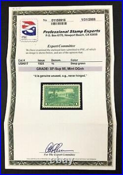 Momen Us Stamps #617-619 Set Mint Og Nh 3 Pse Graded Certs Xf-sup 95 Lot #85398