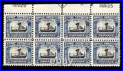 Momen Us Stamps #621 Plate Block Of 8 Mint Og Nh Lot #92710