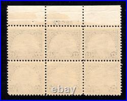 Momen Us Stamps #623 Plate Block Of 6 Mint Og Nh Lot #91355
