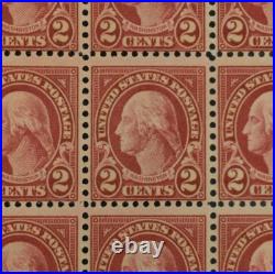 Momen Us Stamps #634 Var. Long Ear Center Block Of 9 Mint Og Nh Lot #72336