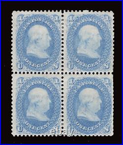 Momen Us Stamps #63 Intact Block Of 4 Mint Og H Lot #91314