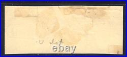 Momen Us Stamps #63 Paid Used Strip Lot #79678