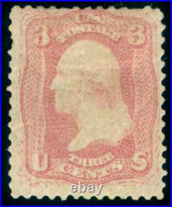 Momen Us Stamps #64 Mint Og H Pink Scarce Pf Cert Lot #71183