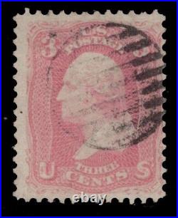 Momen Us Stamps #64 Pink Used Pf Cert Lot #84764