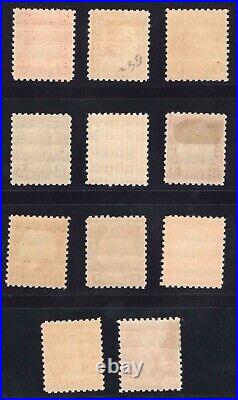 Momen Us Stamps #658-668 Kans Mint Og H Lot #78838