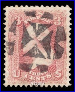 Momen Us Stamps #65 Fancy Geometric Used Pse Cert Lot #98012