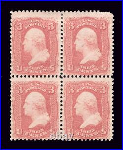Momen Us Stamps #65 Intact Block Of 4 Mint Og H Lot #91313