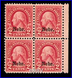 Momen Us Stamps #671 Block Mint Og Nh Xf-sup