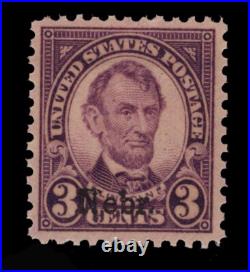 Momen Us Stamps #672 Mint Og Nh Pse Cert Lot #84600