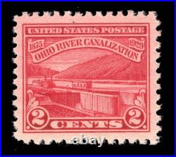 Momen Us Stamps #681 Mint Og Nh Superb Jumbo Pse Cert Lot #94845