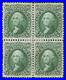 Momen Us Stamps #68 Intact Block Of 4 Unused No Gum Lot #94775-29