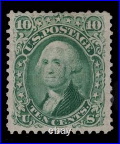 Momen Us Stamps #68 Mint Og H 2 Pf Certs Lot #93319