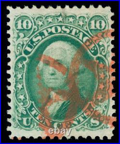 Momen Us Stamps #68 Used Xf Pf Cert Lot #87696