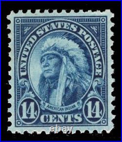 Momen Us Stamps #695 Mint Og Nh Pse Graded Cert Gem-100 Lot #89570