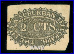 Momen Us Stamps #6t2 Telegraph Unused No Gum Lot #71247