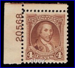 Momen Us Stamps #709 P# Single Mint Og Nh Pse Graded Cert Gem-100j Lot #85444