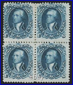 Momen Us Stamps #72 Intact Block Of 4 Mint Og H Rare Lot #94775-26