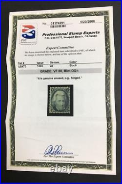 Momen Us Stamps #73 Mint Og H Pse Graded Cert Vf-80 Lot #90146