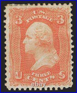 Momen Us Stamps #74 Scarlet Trial Printing Mint Og H Vf Pf Cert Lot #93000-1