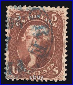 Momen Us Stamps #75 Red Brown Used Lot #80024
