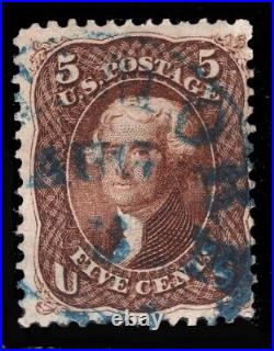 Momen Us Stamps #75 Red Brown Used Lot #81340
