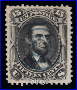 Momen Us Stamps #77 Blue Target Used Vf Lot #91013