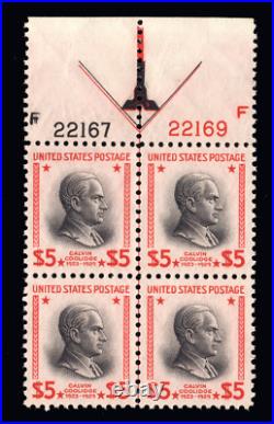 Momen Us Stamps #834 Plate Block Of 4 Mint Og Nh Xf+ Lot #91292