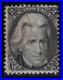 Momen Us Stamps #85b Z Grill Red Grid Used Lot #87226