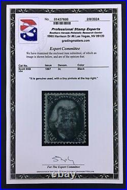 Momen Us Stamps #85b Z Grill Used Pse Cert Lot #86996