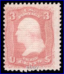 Momen Us Stamps #88 E Grill Mint Og Lh Fresh Pf Cert Lot #96393-1