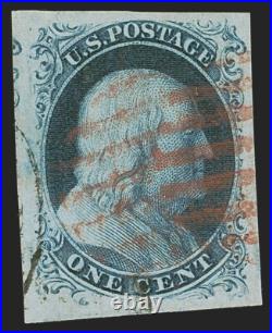 Momen Us Stamps #8a Imperf Plate 4 Used Pse Graded Cert Xf-sup 95 Lot #88894-1