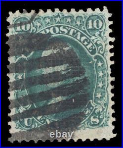Momen Us Stamps #96 Var. Very Thin Paper Used Pf Cert Lot #77390
