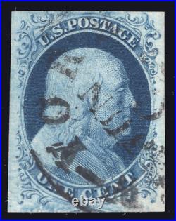 Momen Us Stamps #9 Imperf Used Xf+ Lot #80284