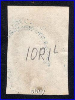 Momen Us Stamps #9 Pos. 10r1l Imperf Used Vf+ Lot #89947