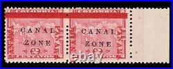 Momen Us Stamps Canal Zone #11 Pos 29-30 Inv M Panama 16 Mint Og Nh Lot #93412