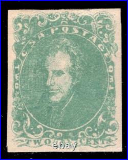 Momen Us Stamps Csa #3 Imperf Mint Og H Vf+ Lot #82567