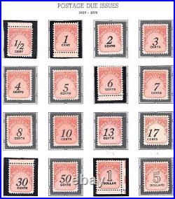 Momen Us Stamps Postage Due Collection Mint Og H/nh/ng Lot #77380