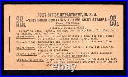 Momen Us Stamps #bk14 Complete Unexploded Booklet Mint Og Nh Vf Lot #92738