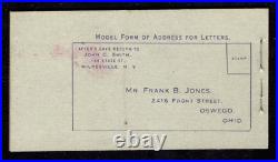 Momen Us Stamps #bk63 Complete Unexploded Booklet Mint Og Nh Lot #92750