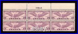 Momen Us Stamps #c12 Plate Block Of 6 Mint Og Nh Xf Choice Lot #91391